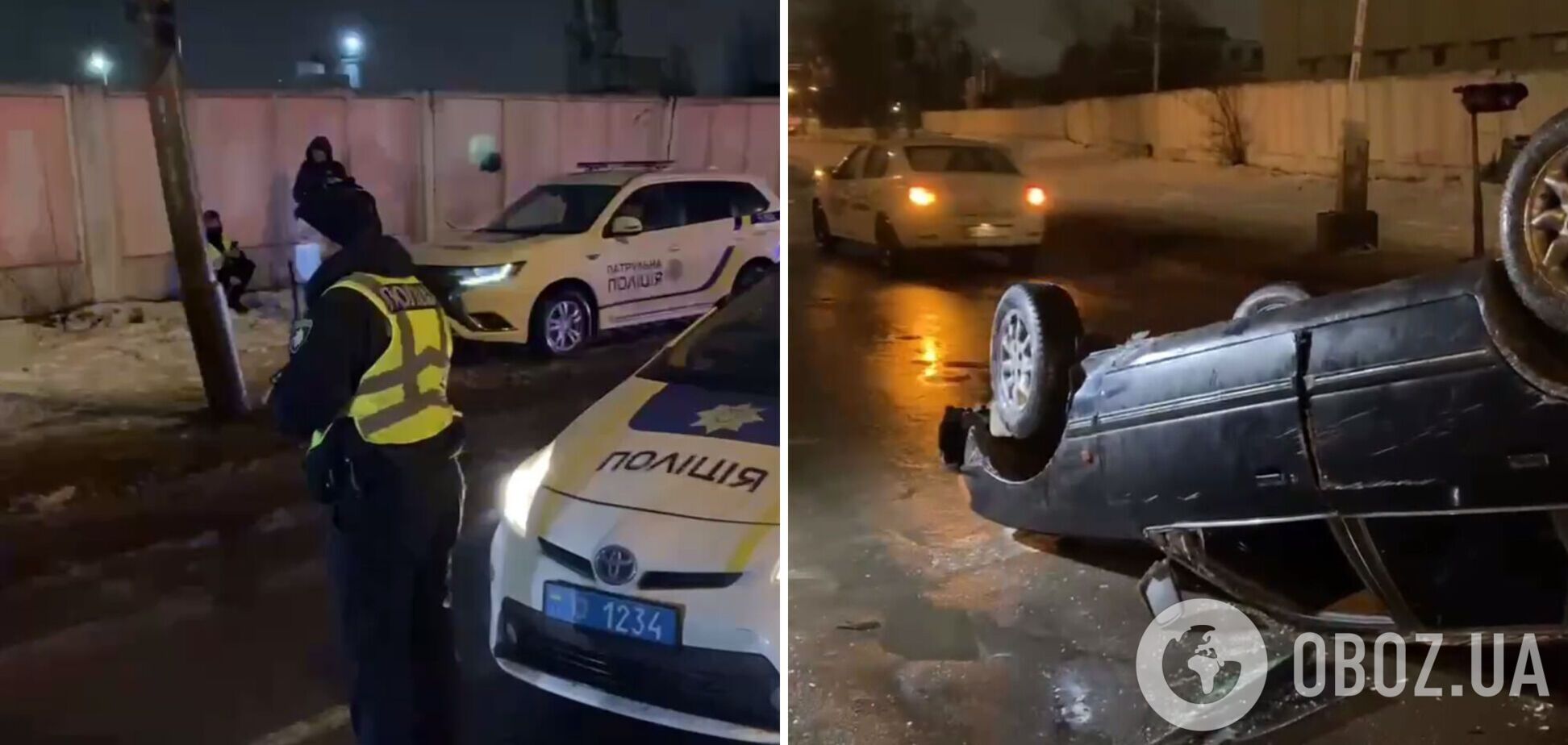 Водитель в момент аварии был пьян