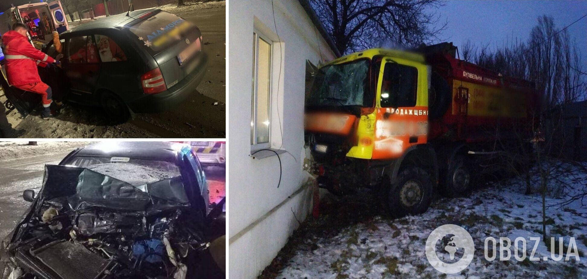 Водитель легковушки получил травмы и был госпитализирован