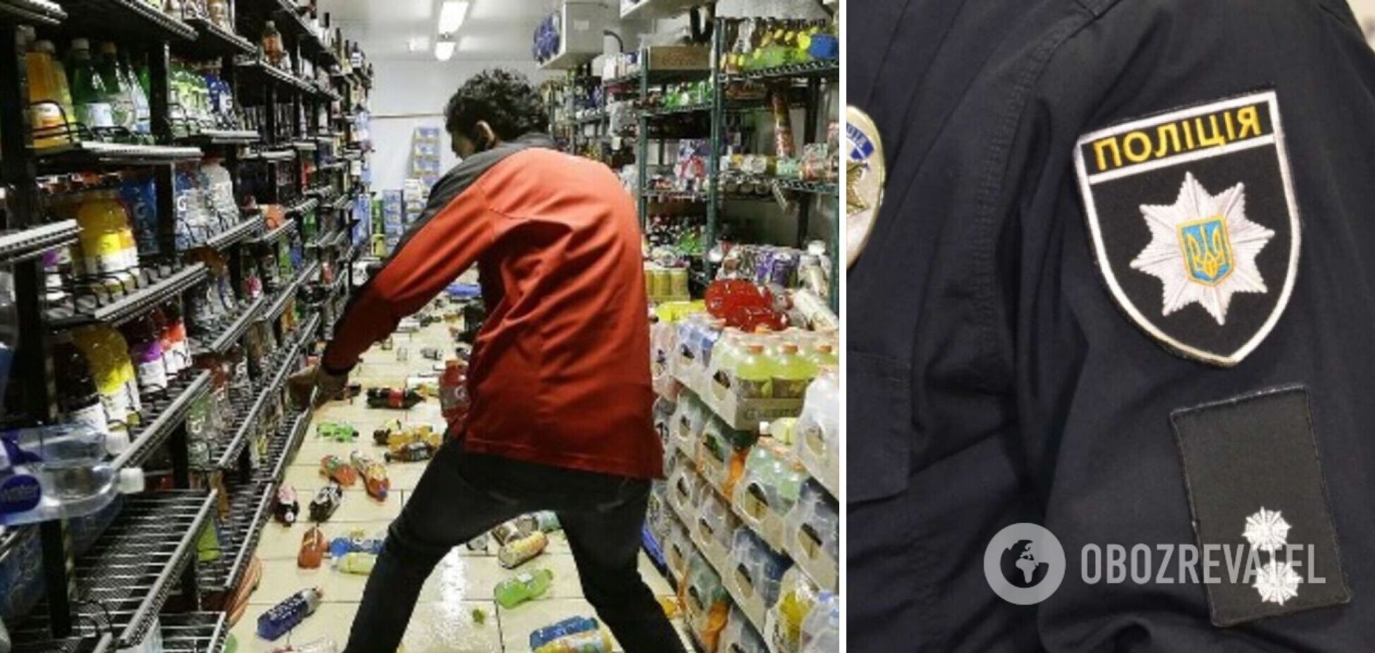 В Одессе мужчина устроил дебош в магазине из-за требования надеть маску: на место вызвали полицию. Видео