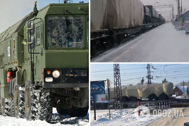 Расследователи заявили, что РФ перебрасывает к границам Украины ракетные комплексы. Фото и видео