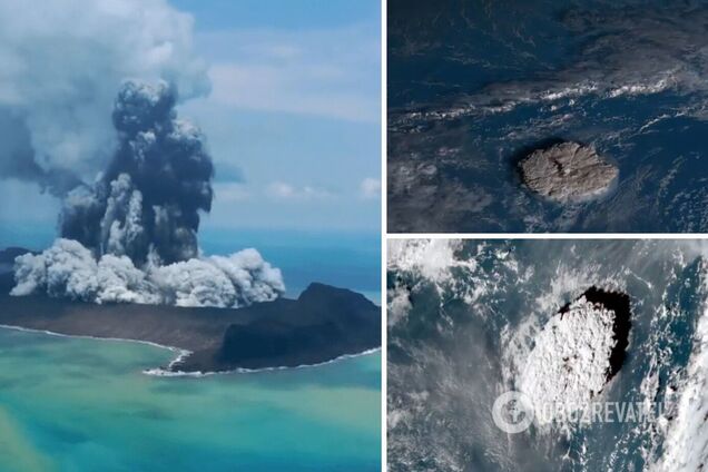 Извержение вулкана Хунга-Тонга-Хунга-Хапаай