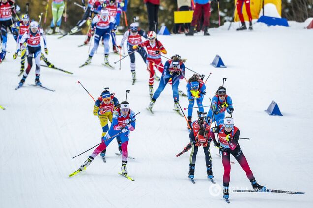 Гонку выиграла норвежская биатлонистка