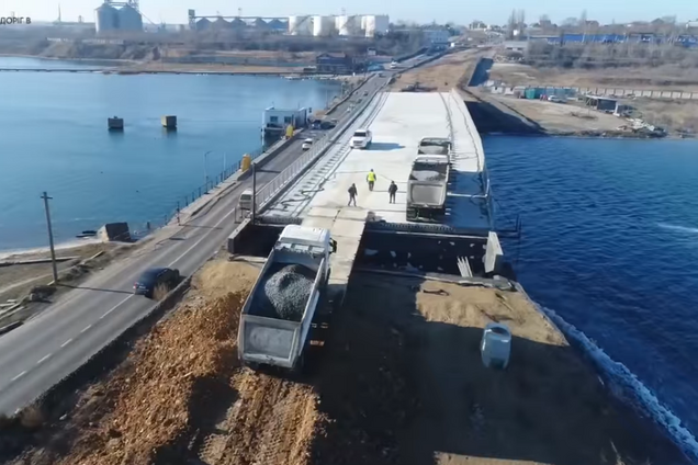 'Велике будівництво' 'виправить' та добудує міст через Сухий Лиман на трасі Одеса-Чорноморськ
