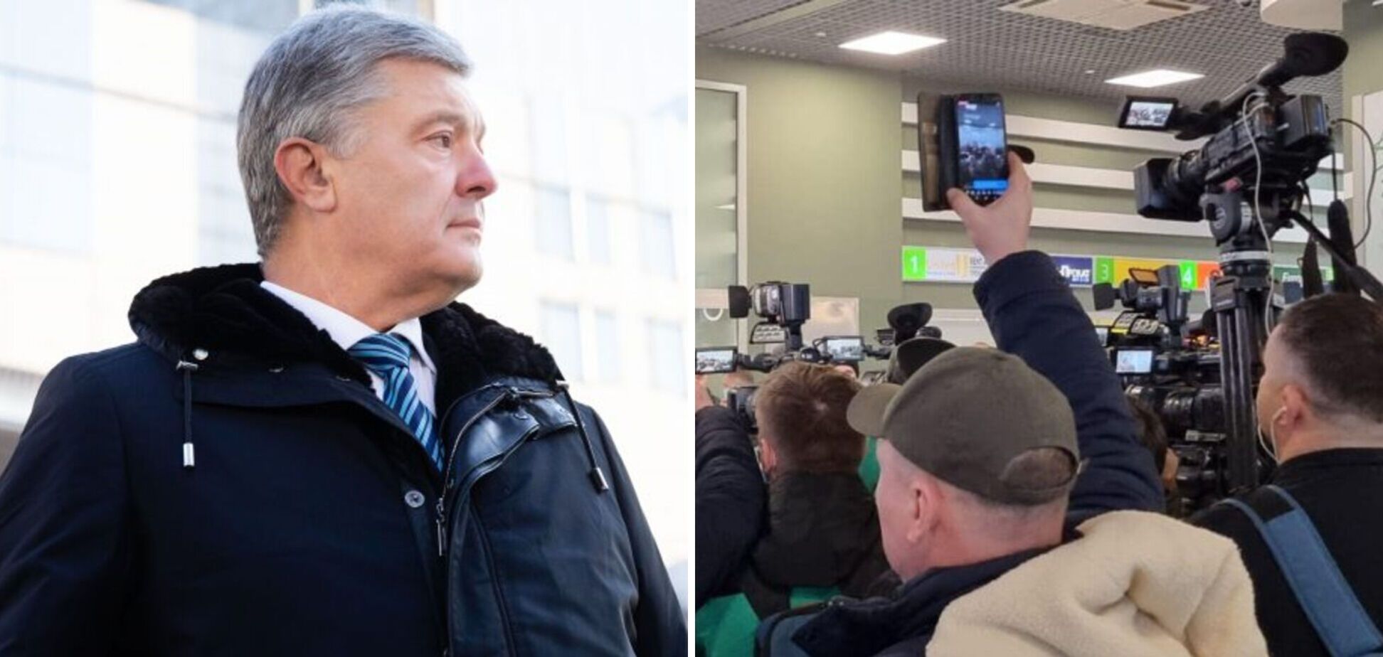Порошенко в аэропорту 'Киев' призвал пограничников не выполнять преступные приказы власти