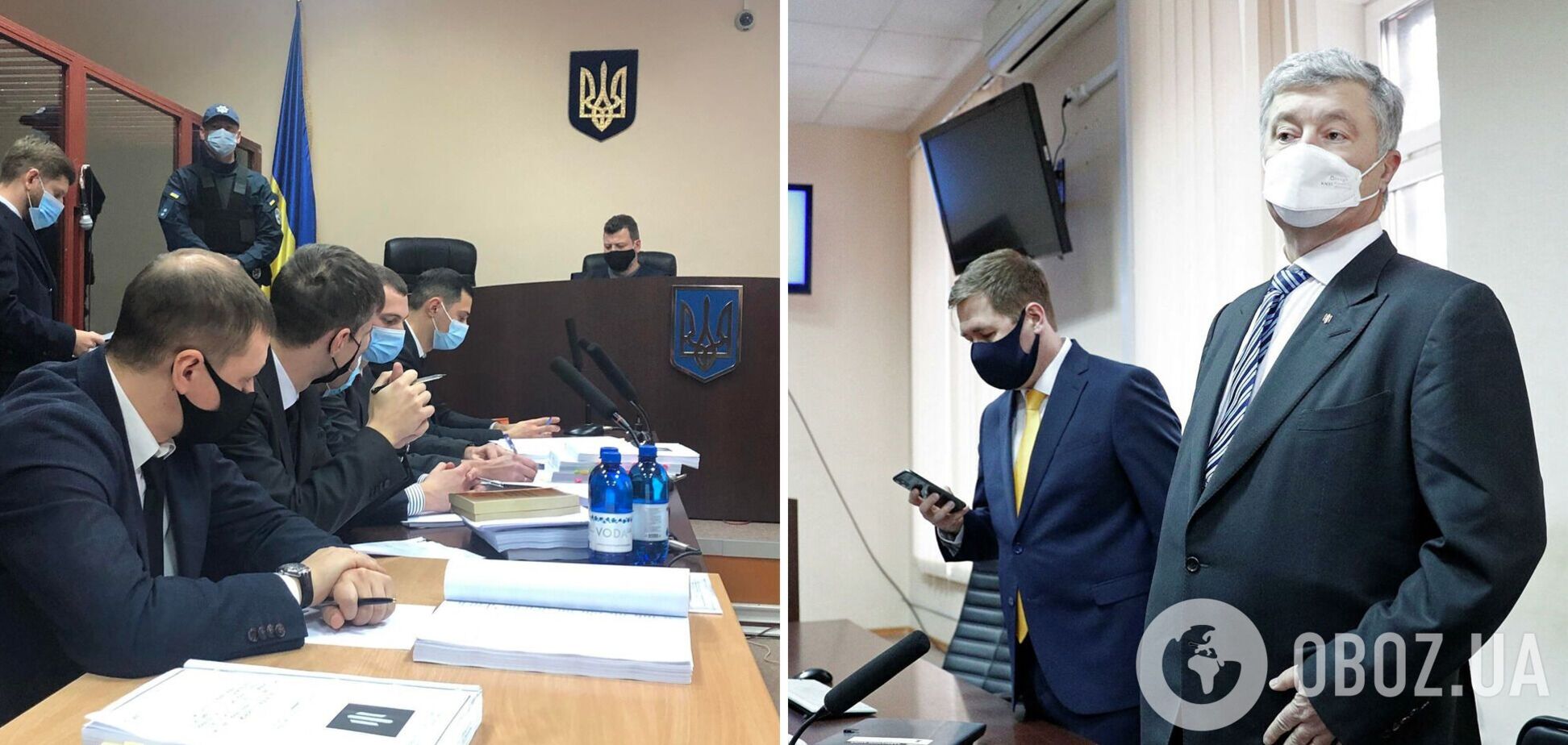 В Печерском суде начали петь колядки в ожидании судьи по делу Порошенко. Видео