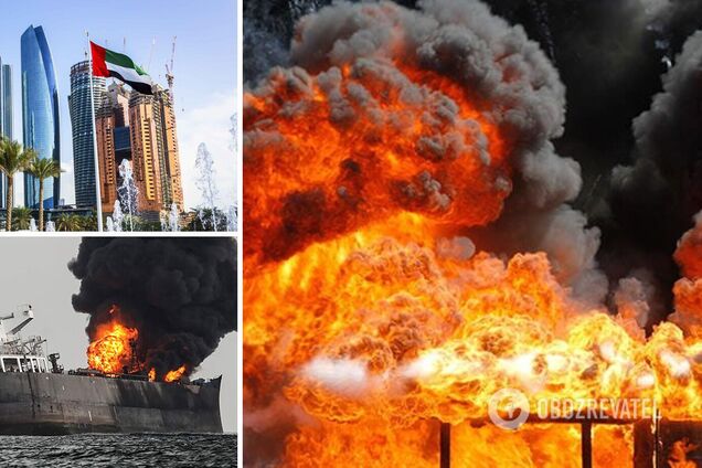 В Абу-Даби произошли взрыв и пожар на нефтяных танкерах, есть погибшие: атаку могли совершить с помощью БПЛА