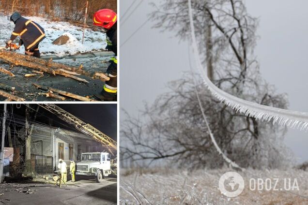 Аномальная буря, накрывшая Украину, оставила без света 350 городов и сел