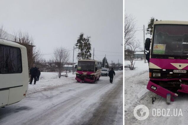 На Харьковщине произошло ДТП с участием двух рейсовых автобусов, есть пострадавшие