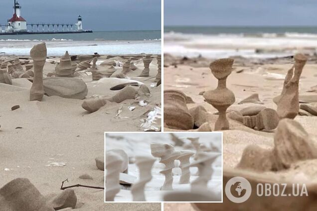 Дивовижні 'піщані шахи' з'явилися на узбережжі США: як вони утворилися