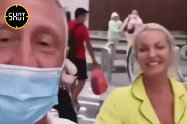 Волочкова с бойфрендом записала видео после скандала в самолете