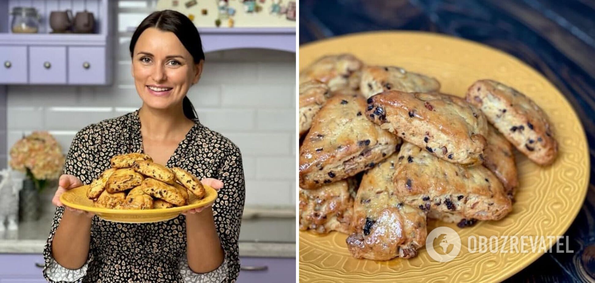Как приготовить традиционные английские булочки 'Сконы': идеей поделилась Лиза Глинская