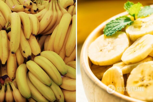 Спелые бананы для приготовления овсянки