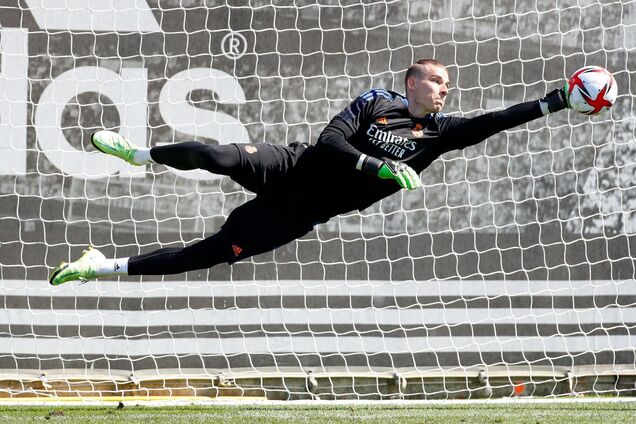 Андрей Лунин в полете