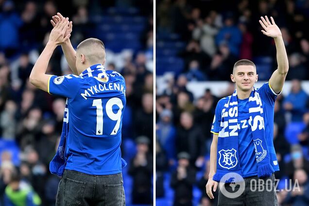 Стадион 'Эвертона' устроил стоячие овации Миколенко. Видео