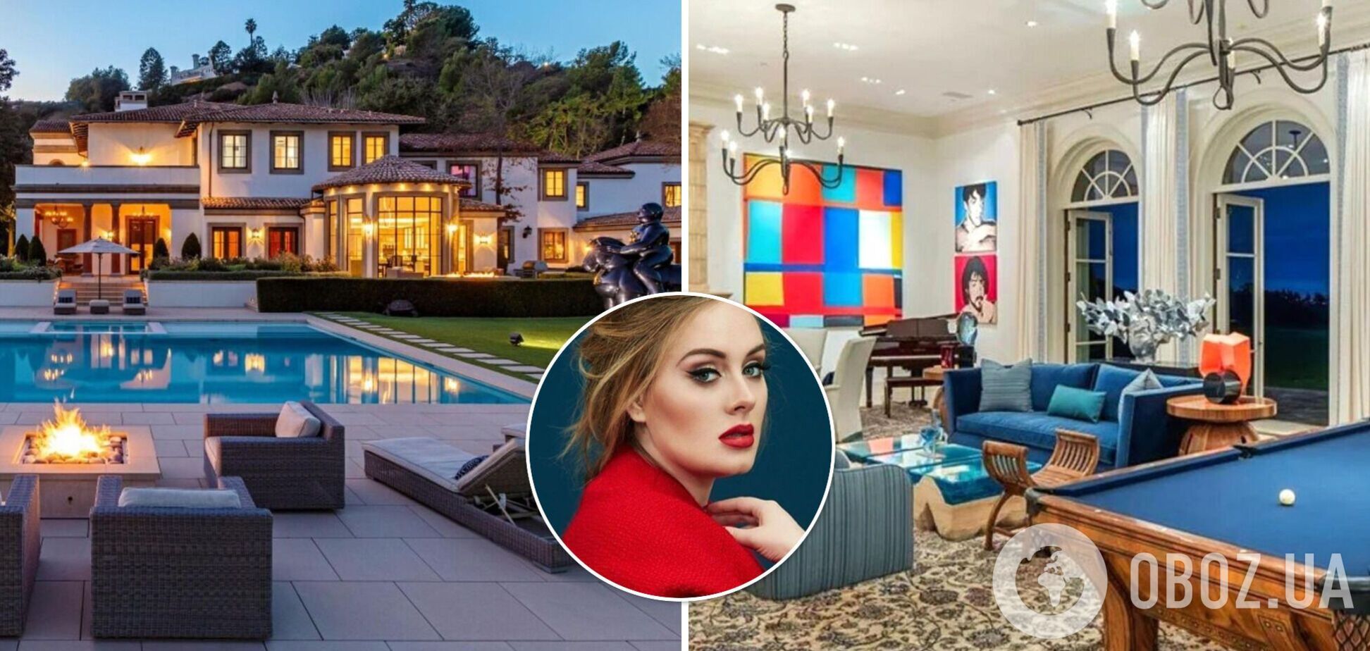 У мережі показали фото маєтку Адель за $58 млн, який вона викупила в Сильвестра Сталлоне