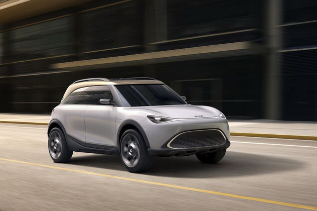 Электрический кроссовер Smart заметили на тестах