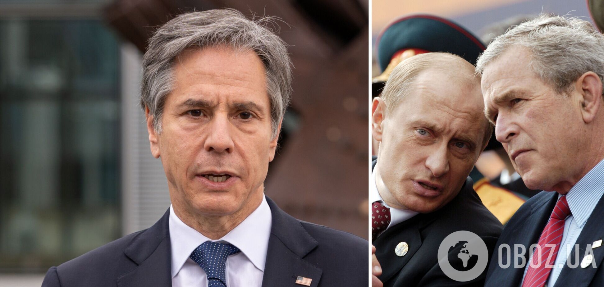 Блинкен – о российской угрозе: Путин еще в 2008-м говорил Бушу, что Украина – 'ненастоящее государство'. Видео