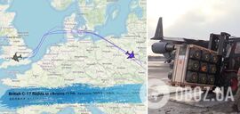 Британські військові літаки зі зброєю для України облітають Німеччину: чи є заборона