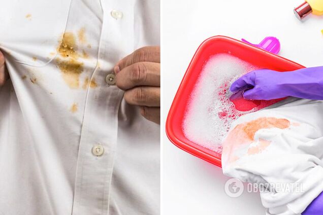 Как отстирать жирные пятна на одежде: нужен всего один ингредиент