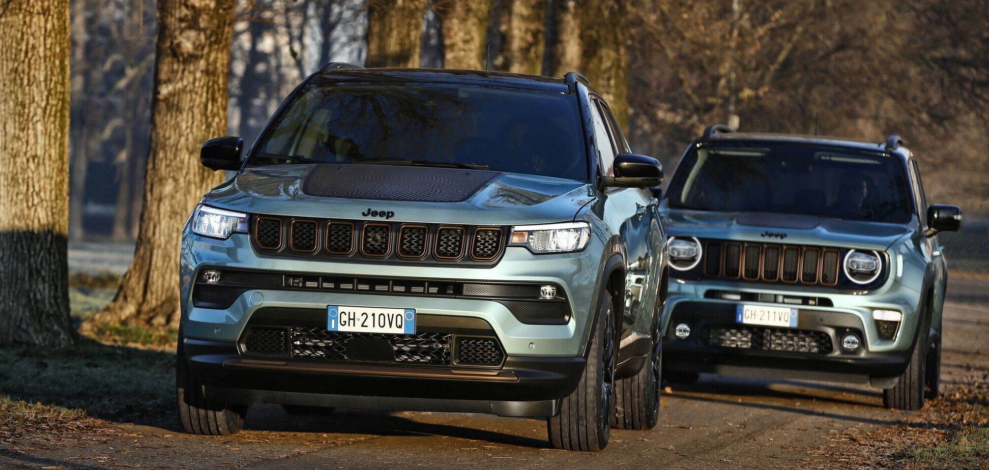 Jeep представил в Европе новые гибридные кроссоверы