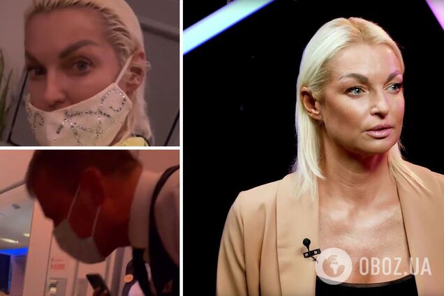 Задержанная в 'Шереметьево' Волочкова показала свое видео с самолета, где произошел скандал из-за маски