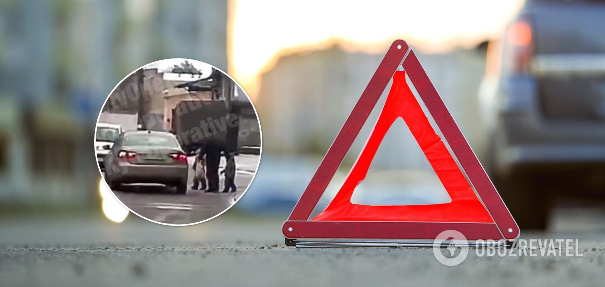 Аварія сталася на пішохідному переході