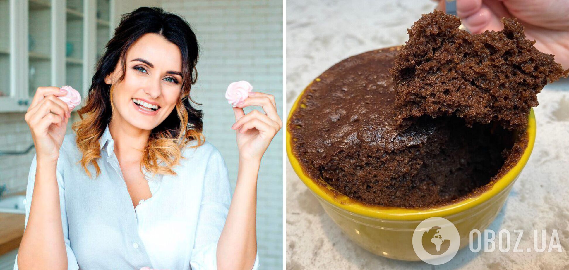 Ліза Глінська поділилась рецептом кексу за 3 хвилини: навіть не знадобиться духовка