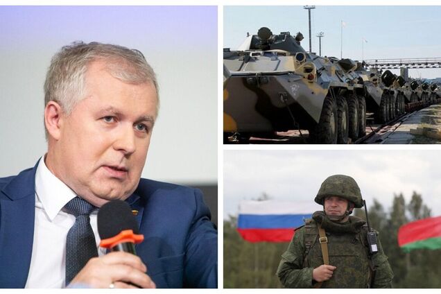 Россия перебрасывает в Беларусь в 3-4 раза больше войск, чем во время учений в 2021 году, – министр обороны Литвы