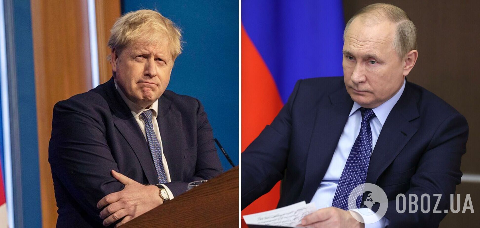 Джонсон предупредил Путина о 'новой Чечне' в случае вторжения в Украину