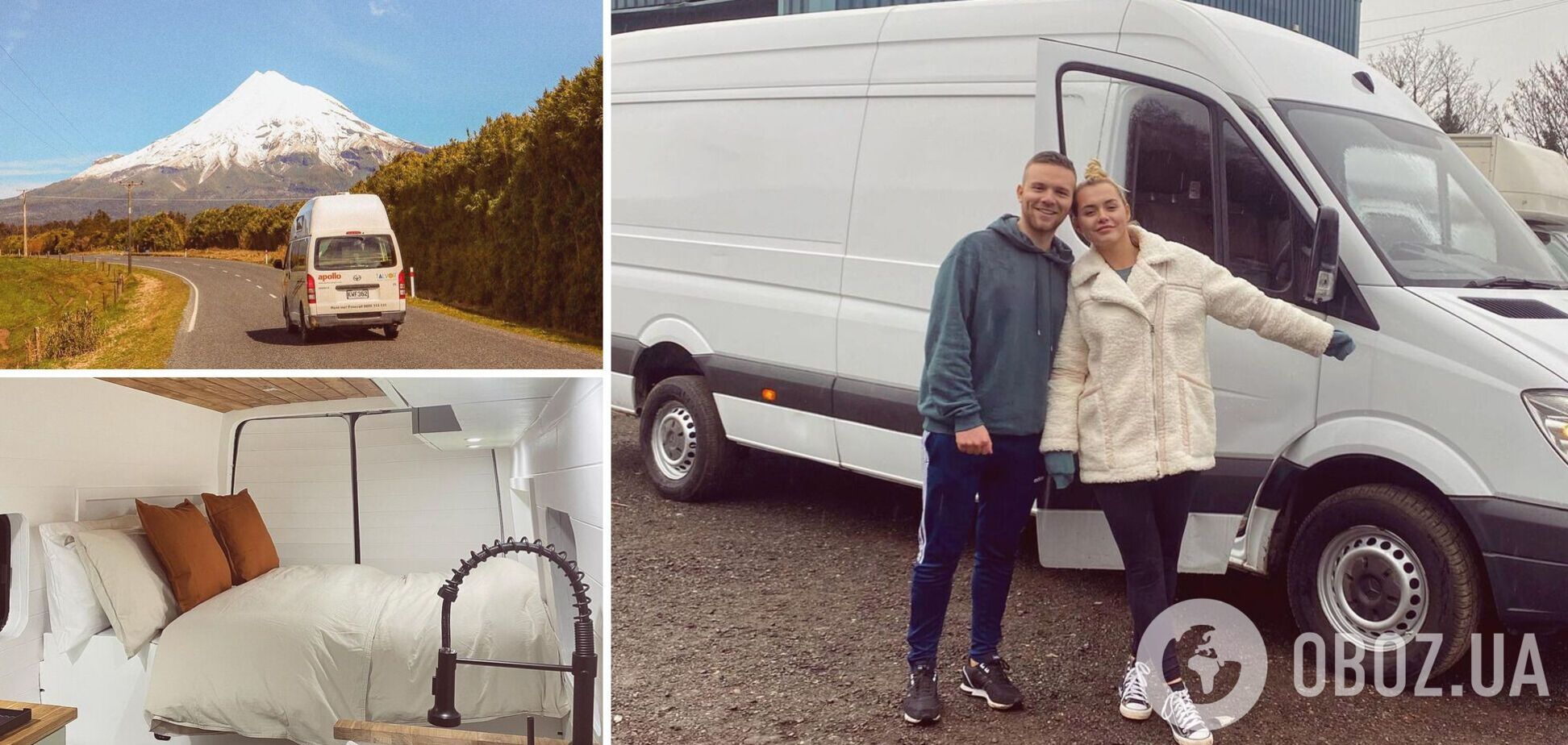Семья из Англии превратила обшарпанный фургон в стильный дом на колесах и теперь путешествует по миру