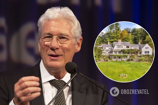 Річард Гір продає розкішний заміський будинок за $28 млн: як він виглядає