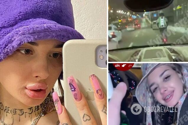 Блогерка була в салоні авто в момент ДТП