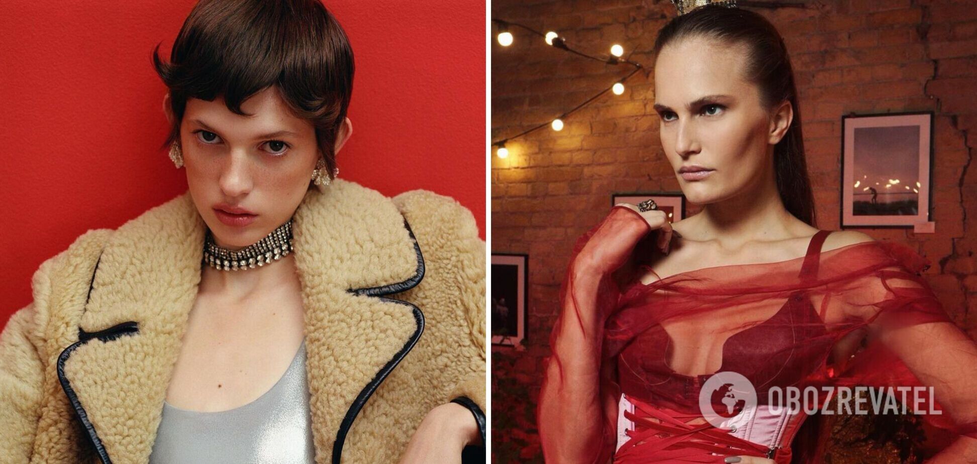 Украинские модели Кристи Пономарь и Алла Костромичева триумфировали на Неделе моды в Париже. Фото