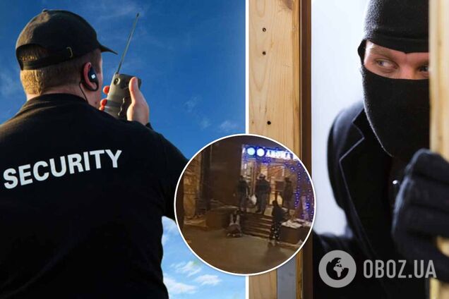 В Днепре мужчина хотел ограбить кафе, но поплатился. Момент попал на видео