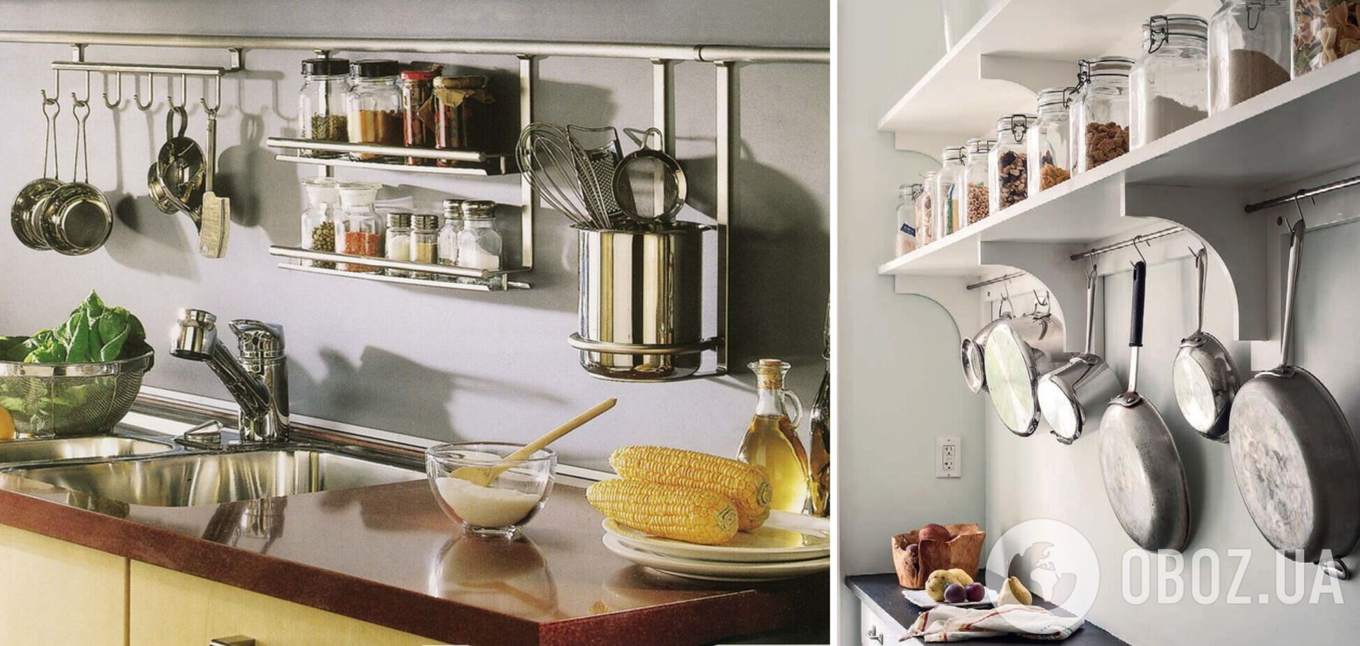 Як заощадити місце в кухонних шафах: 3 простих лайфхаки