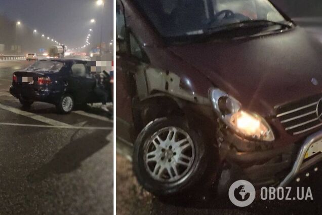 Аварія сталася, коли один із автомобілів повертав