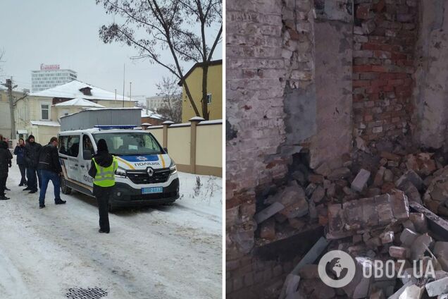 В Харькове погиб строитель: на мужчину упала стена дома. Фото | OBOZ.UA