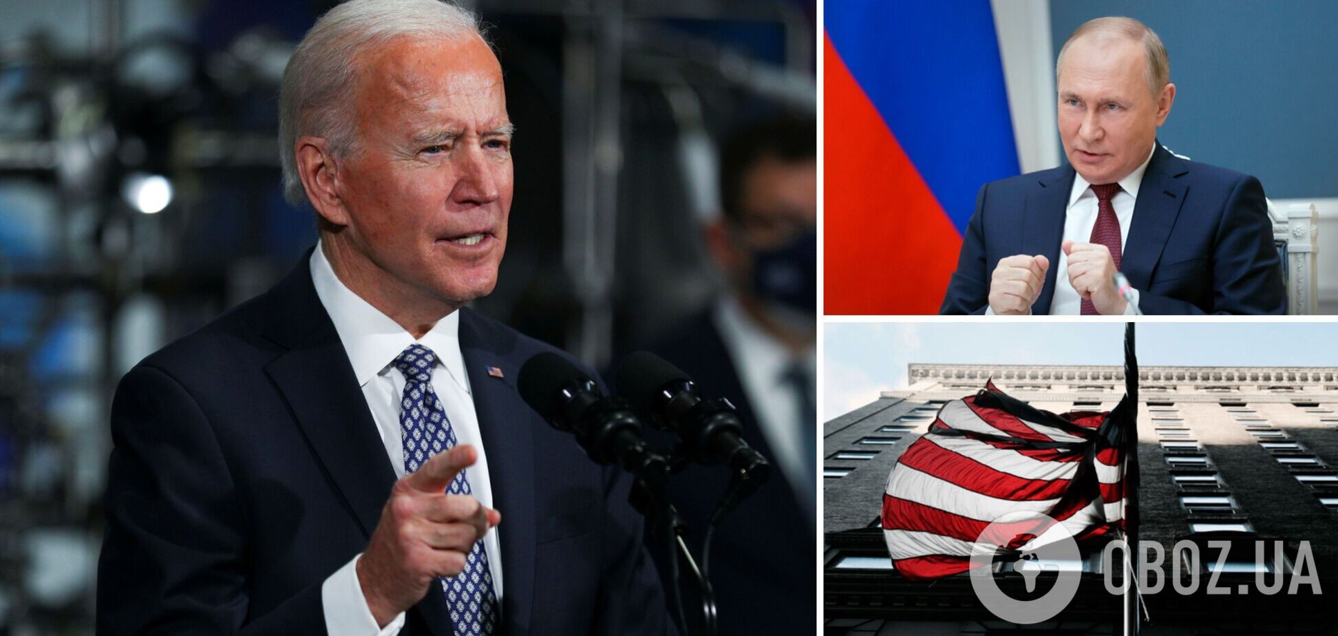 Байден пригрозил Путину введением мер в случае нападения на Украину