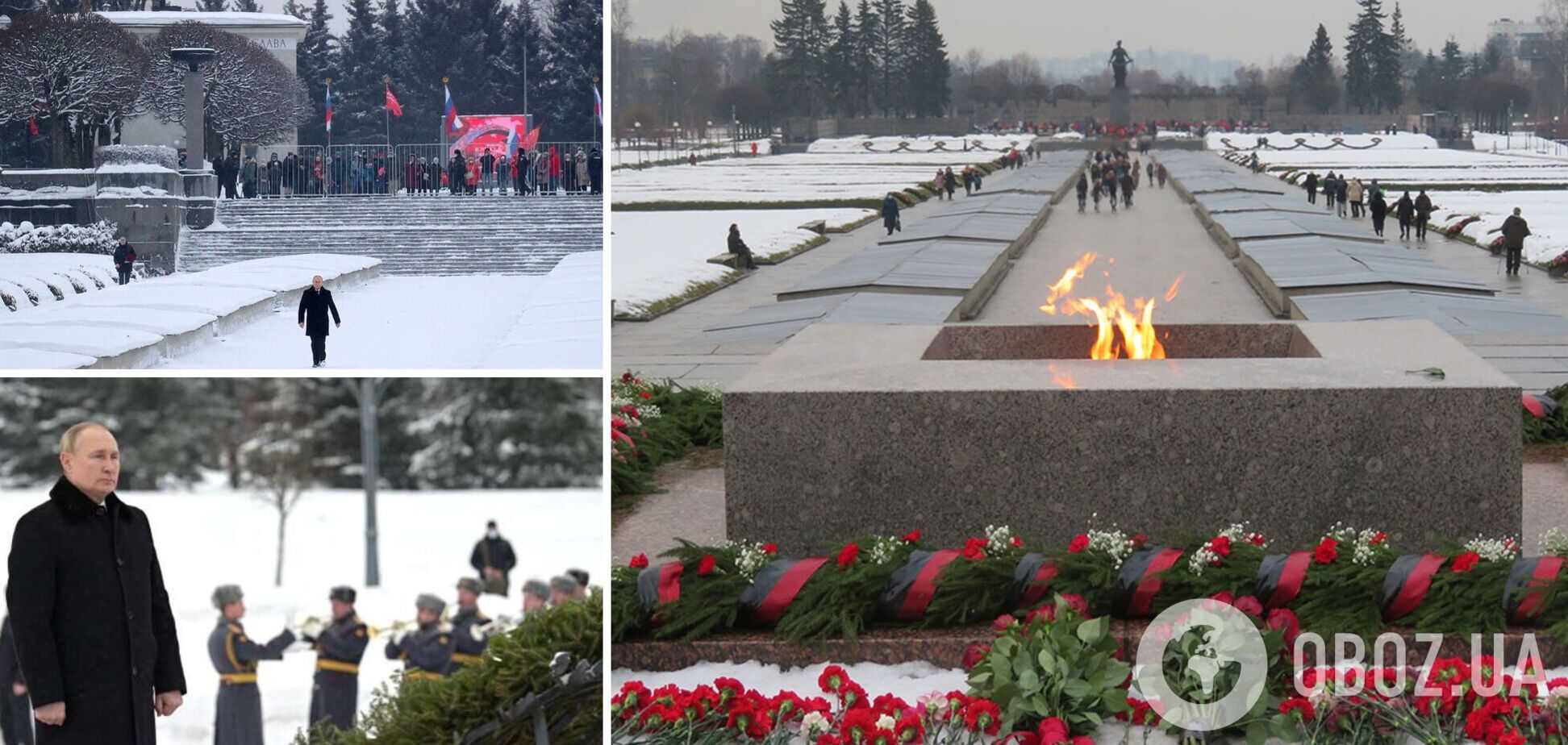 Людей не пустили на цвинтар: у Росії спалахнув скандал навколо покладання квітів Путіним. Фото