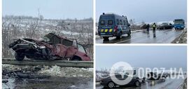 На Закарпатье произошло тройное ДТП, одна из машин вылетела в кювет: есть погибший. Фото
