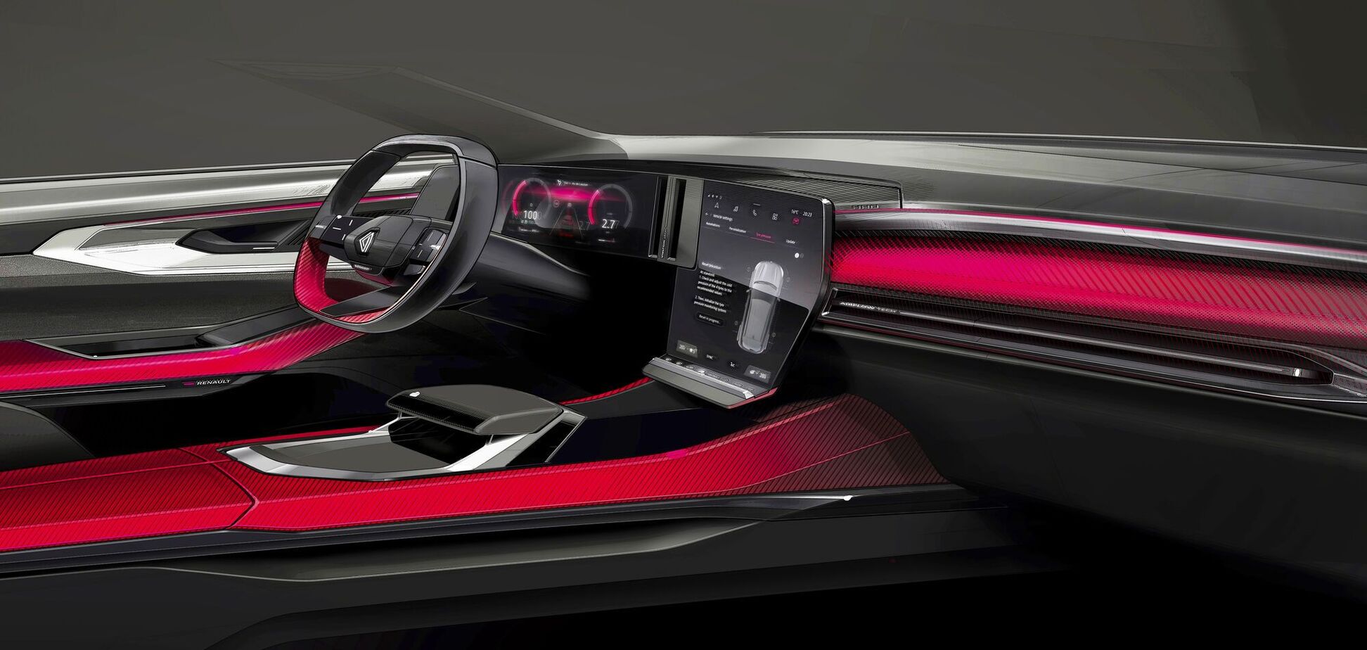 Renault показала салон нового кроссовера Austral