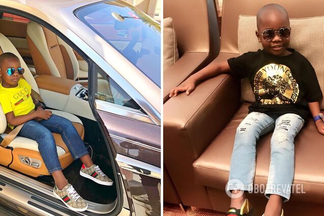 Как выглядит самый богатый ребенок Африки, который в 9 лет владеет особняком и автопарком суперкаров. Фото