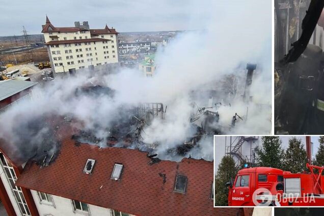 Под Киевом вспыхнул пожар в многоэтажке, от огня спасли двух человек. Фото и детали ЧП