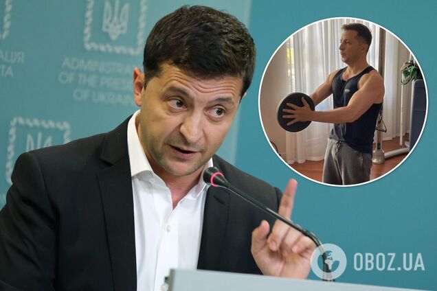 Зеленський показав фото з першого тренування після Нового року: провів його в 'незвичайній' компанії