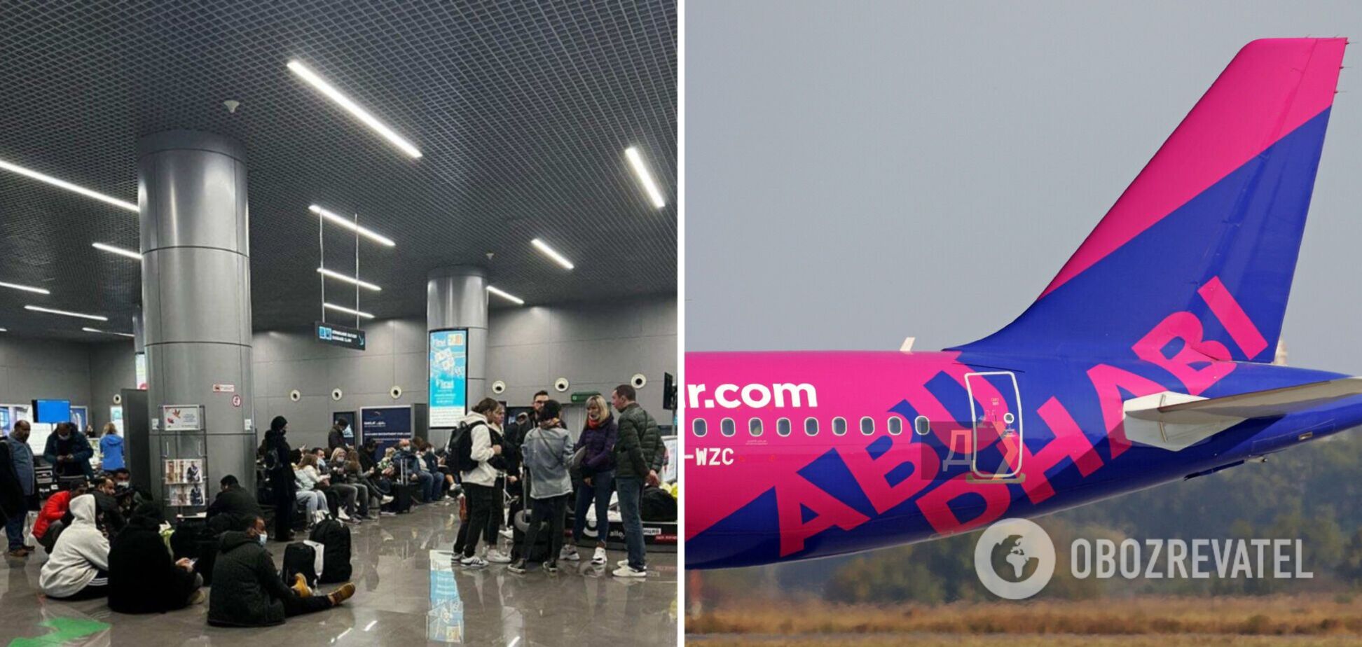 Довелося ночувати в аеропорту: в Одесі на 16 годин затримали виліт літака через поломку. Фото та відео