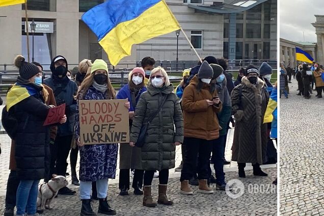 'Руки геть від України': у Берліні пройшла акція проти агресії Росії. Фото