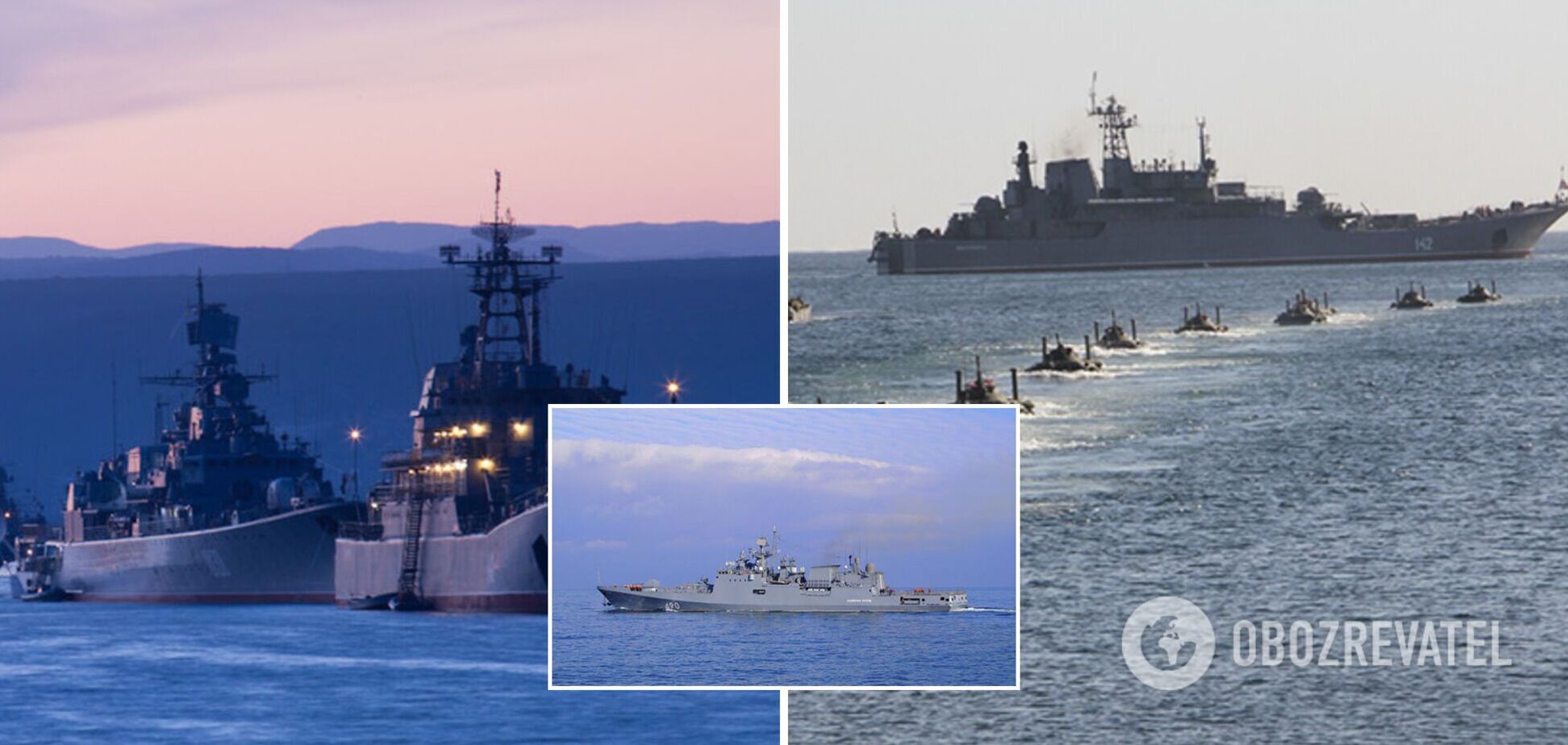 Боевые корабли ЧФ РФ возвращаются в пункты базирования