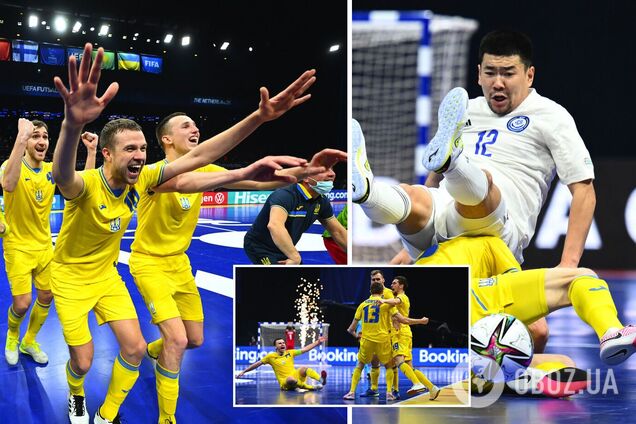 Украина сотворила громкую сенсацию и вышла в полуфинал Евро-2022 по футзалу