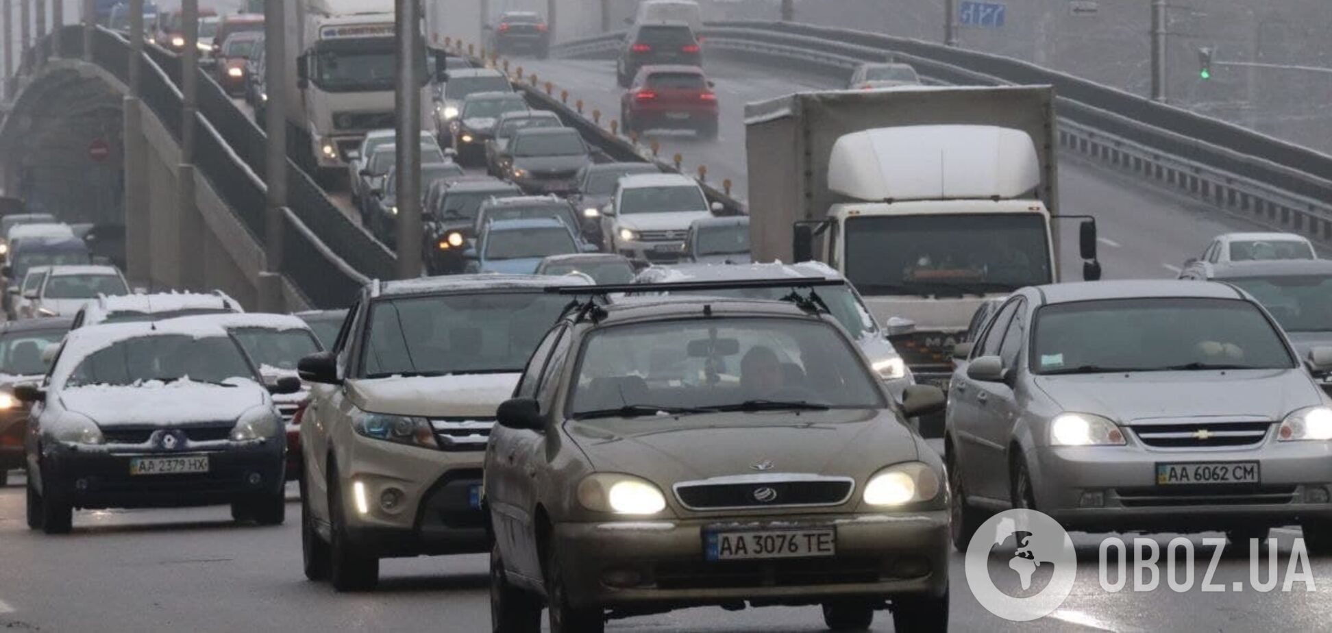 Проблемы с движением зафиксировали во всех районах столицы