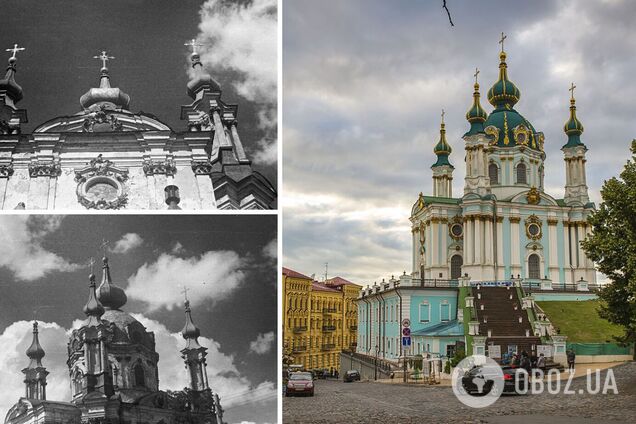 В сети показали, как выглядела Андреевская церковь в Киеве в конце 1940-х годов. Уникальные фото